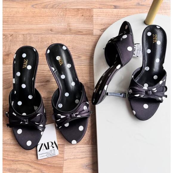 RARE!!! ZARA Heeled Sandals NWT - Picture 8 of 16